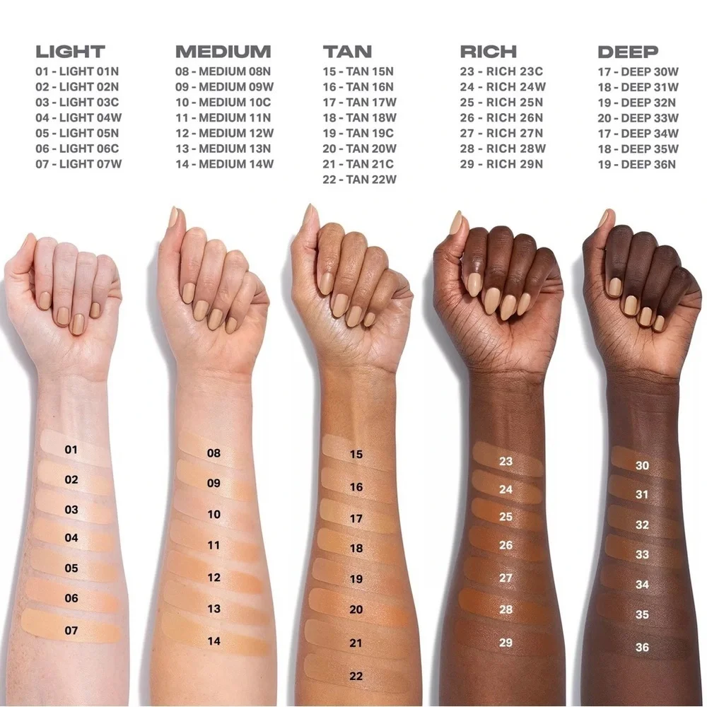 Morphe Deep 36N Lightform Extended Hydration Foundation 1oz